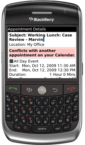 Outlook Blackberry