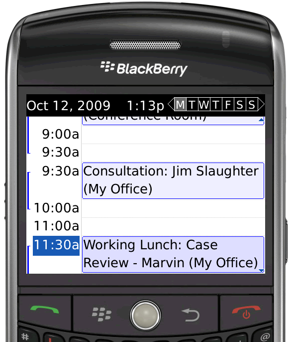 Outlook BlackBerry Sync