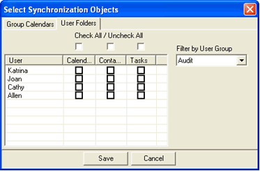 Outlook Group Calendar feature in OfficeCalendar