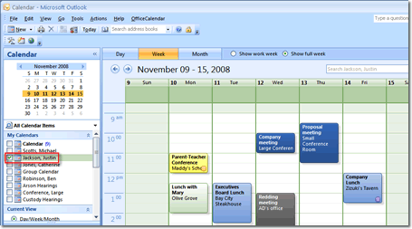 sharing outlook calendar screen 4